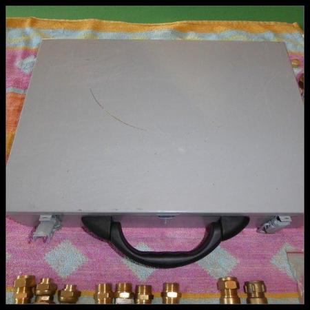 Image 1 of PipeFitter Plumber Connector Storage Box With Fittings