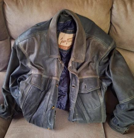 Image 1 of Mens KID leather jacket. Medium size
