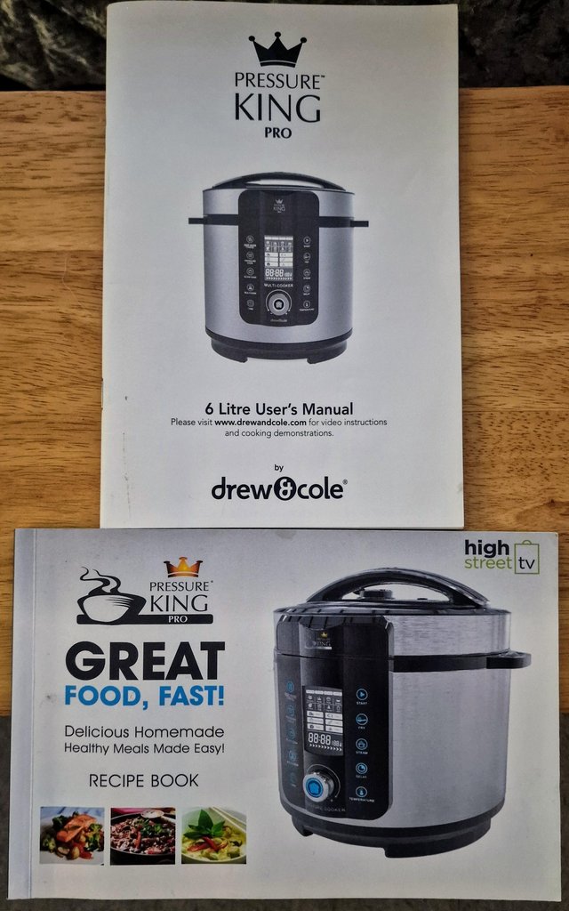 Preview of the first image of drew & cole Pressure king pro 6L multi cooker.