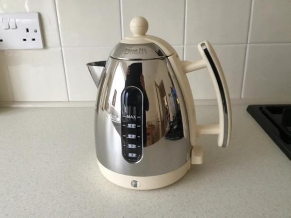Image 1 of New Dualit Stainless and Cream cordless kettle