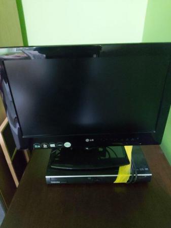 Image 2 of 19 inch television and dvd player
