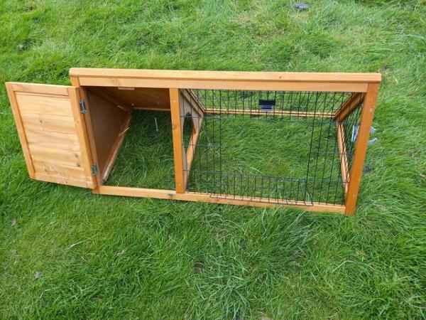 Image 4 of Outdoor wooden run for small rabbits guinea pigs etc