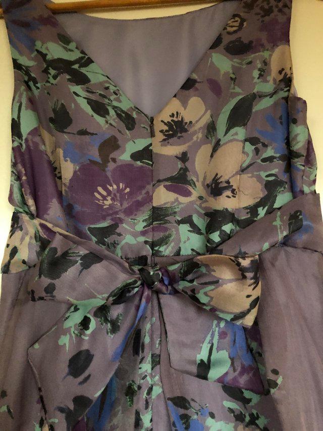 Preview of the first image of JOHN LEWIS Silk Occasion Dress, Worn Once.