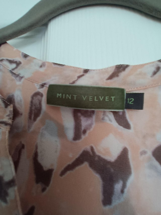 Preview of the first image of Mint Velvet Blouse size 12.
