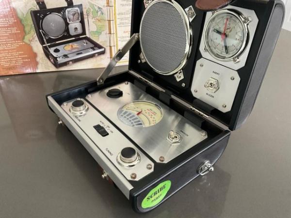 Image 1 of Vintage style radio alarm clock Spirit of St Louis