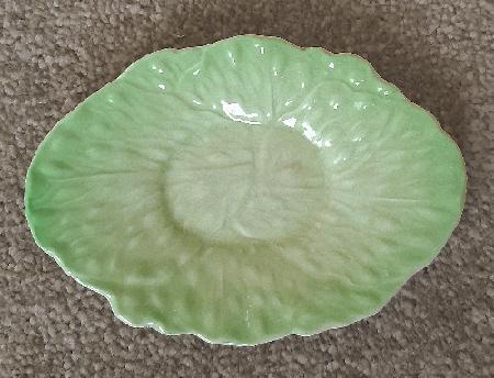 Preview of the first image of Vintage 1920's Cabbage Pattern Carlton Ware Jug Platter.