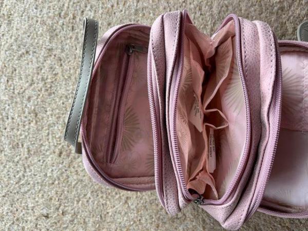 Image 1 of Antler Cosmetic Bag Pink/Grey..………….