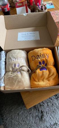 Image 1 of Personalised pet blanketshand made