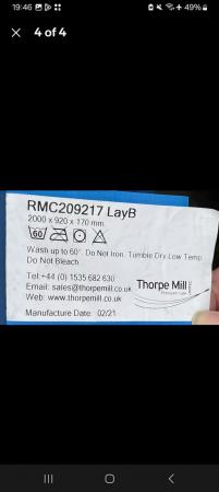 Image 2 of Single Thrope Hill Medical Care Mattress, waterproof