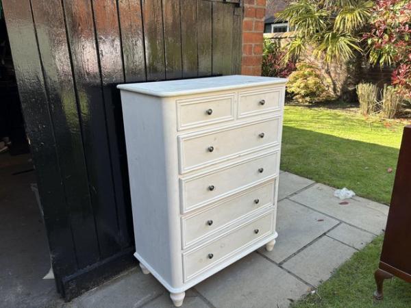 Image 1 of Chest of drawers and bedside cabinet