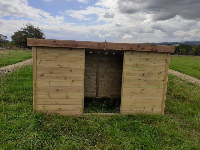 Preview of the first image of Small open Field Shelter for goats or sheep.