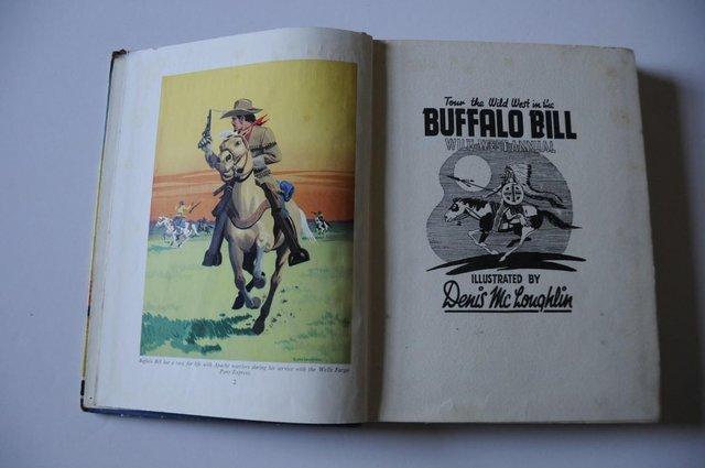 Image 2 of Vintage 1950 First Edition Buffalo Bill Wild West Annual