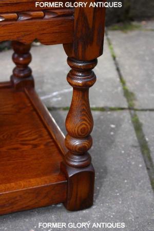 Image 29 of OLD CHARM LIGHT OAK TWO DRAWER COFFEE TABLE TV UNIT STAND