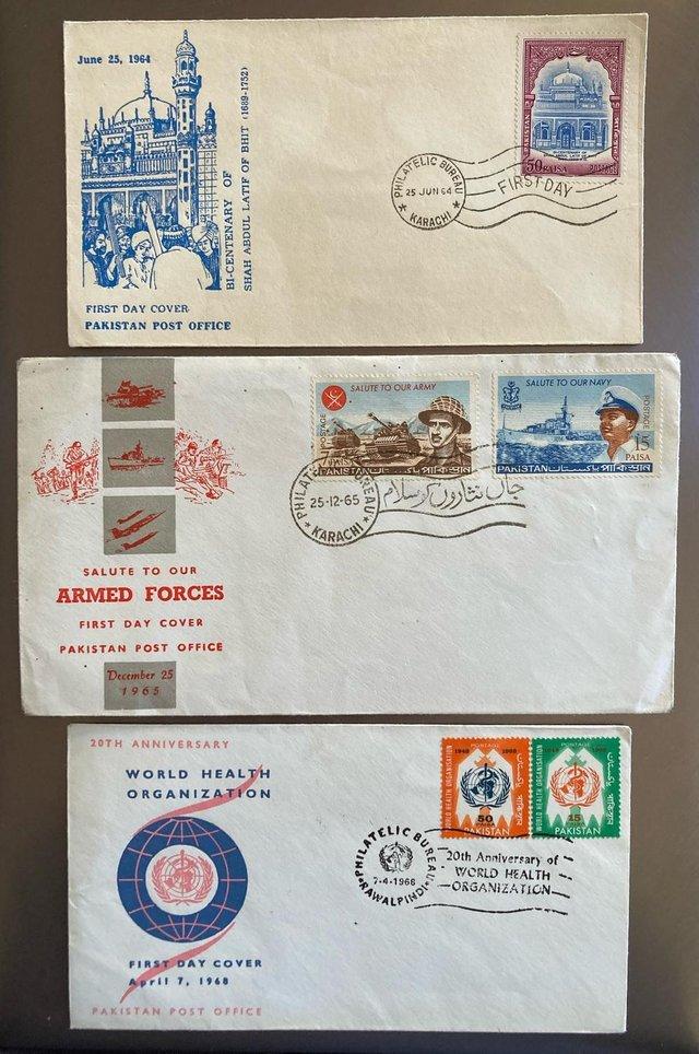 Preview of the first image of Collection of Old Pakistan First Day Covers.