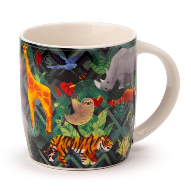 Preview of the first image of Porcelain Mug - Animal Kingdom. Free uk Postage.