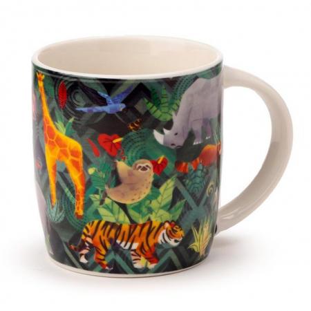 Image 1 of Porcelain Mug - Animal Kingdom. Free uk Postage