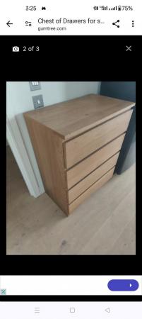 Image 3 of Ikea Chest of drawers with 4 drawers