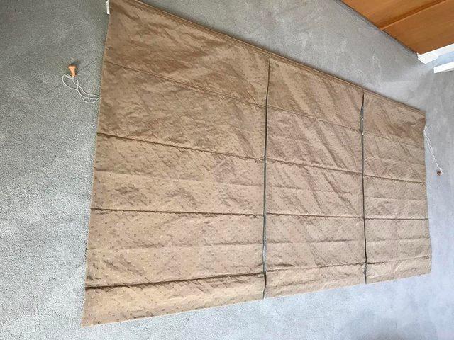 Preview of the first image of Roman Blinds Professionally Made with Fully Lined Backs x3.