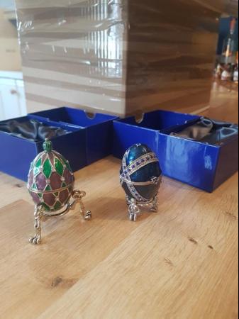 Image 1 of 32 Ornamental Carl Faberge Eggs