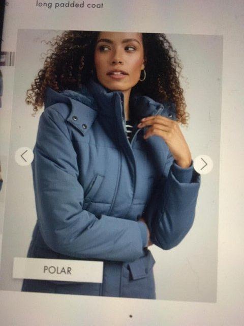 Preview of the first image of COTTON TRADERS LADIES PADDED COAT( size 14).