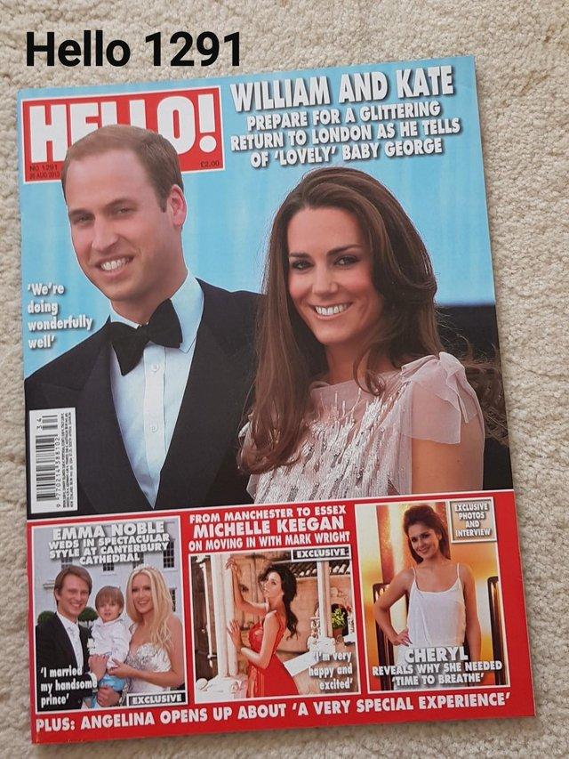 Preview of the first image of HelloMagazine 1291 - William & Kate back Glittering London.