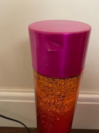 Image 2 of Gorgeous Pink Glitter Lava Lamp