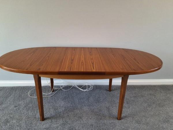 Image 1 of Beautility extending dining table from lucas, seats 6 to 8+.