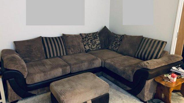 Image 3 of chord effect corner sofa for sale