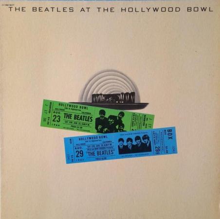 Image 1 of THE BEATLES ‘At the Hollywood Bowl’ Live 1977 LP. NM/EX+/VG