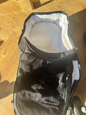 Image 1 of ICandy peach 4 pushchair and bassinet - BLACK