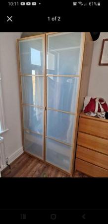Image 2 of Ikea wardrobe with frosted glass