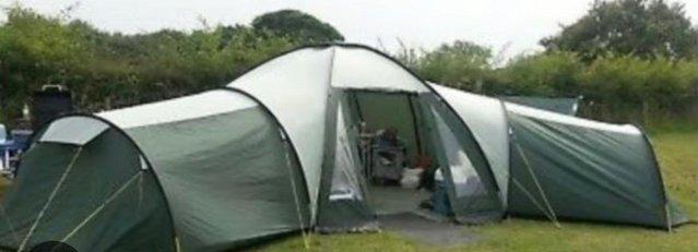 Preview of the first image of 12 man tent never used as new condition.