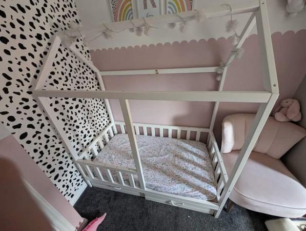Image 2 of Toddler bed with drawers for sale