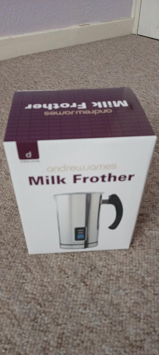 Preview of the first image of brand new boxed andrew james milk frother with free postage.