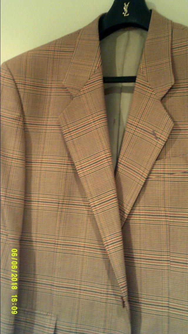 Preview of the first image of Check Jacket By Y.S.L. Size 42 inch..
