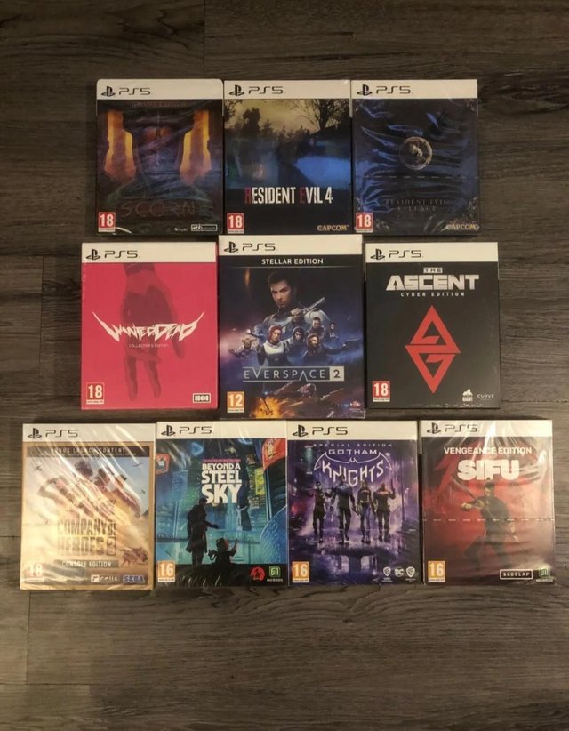Preview of the first image of Ps5 sealed brand new games.