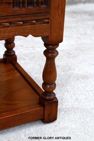 Image 38 of OLD CHARM LIGHT OAK TWO DRAWER OCCASIONAL COFFEE TABLE STAND