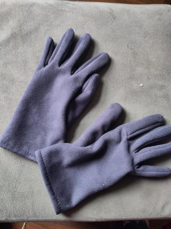 Image 3 of Purple Gloves - Super Soft About Medium Sized- Clean And In