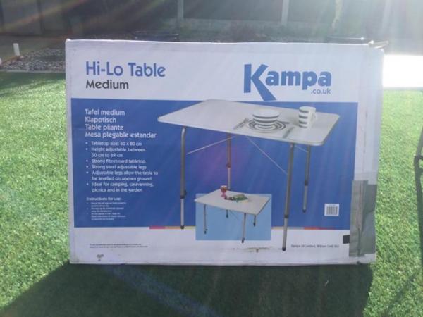 Image 3 of KAMPA HI- LOW MEDIUM TABLE