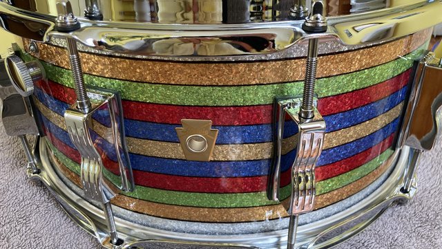 Image 1 of Rare Ludwig Salesmen Snare Drum as new