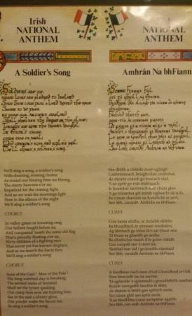 Image 3 of Irish National Anthem, Framed Copy fof