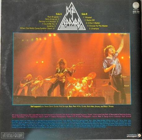 Image 2 of Def Leppard ‘On Through The Night’ UK 1st pressing VG+/VG.