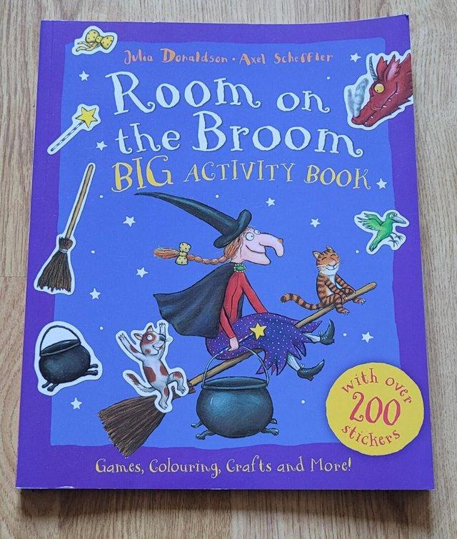 Preview of the first image of Room on the Broom BIG Activity Book by Julia Donaldson.