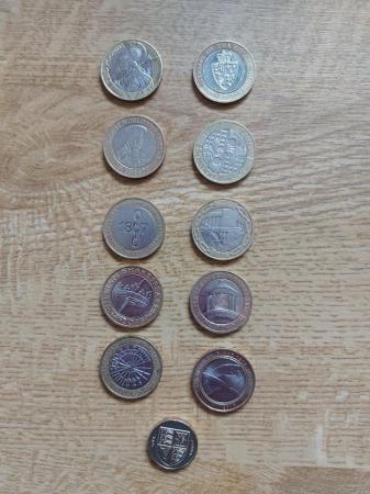 Image 2 of Rare 2 pound & fifty pence coins