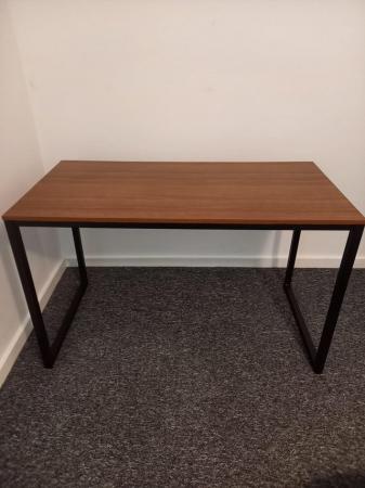 Image 2 of Zinus Jennifer Desk Table 119x61x73 cm - Metal and Wood Offi