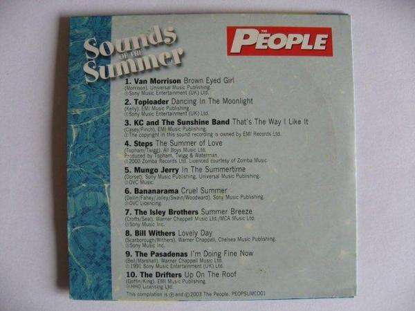 Image 3 of Various – Sounds of the Summer10 Track CD Sampler – The Pe