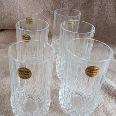 Image 1 of Cristal d’Arques Crystal Tumblers - set of 6