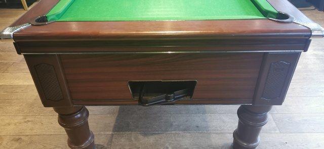 Preview of the first image of Pool Table £1 coin slot ideal for pub/clubhouse.