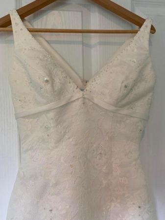 Image 1 of Charlotte Balbier ivory lace wedding dress - size 6-8
