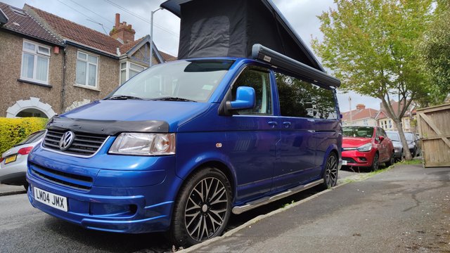 Image 3 of VW Campervan T5 LWB Pop top, Awning, driveway tent